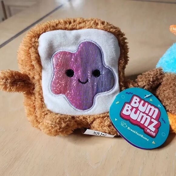 Bum Bumz breakfast bumz Timothy and Colton mini plush - Picture 2 of 4